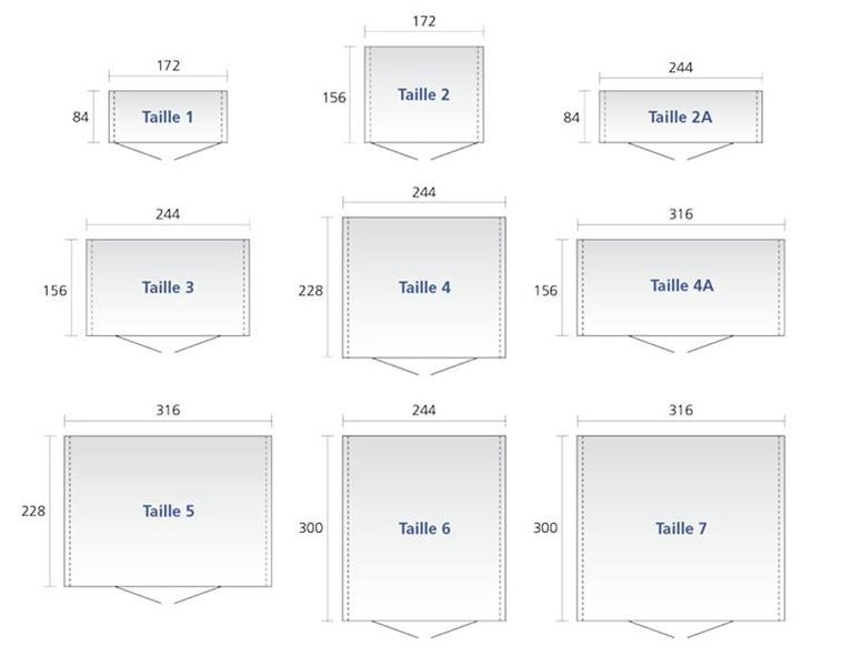Abri Highline H6 simple porte      (copie)