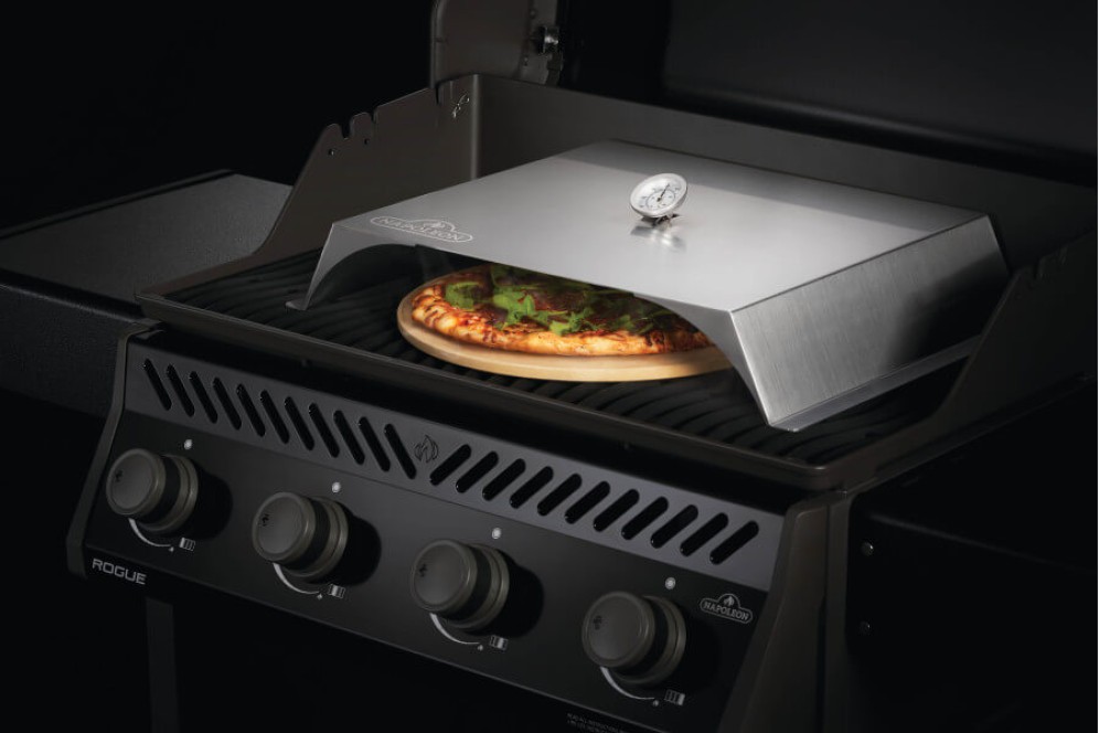 Accessoire et four pour pizza en acier inoxydable
pour grils à gaz