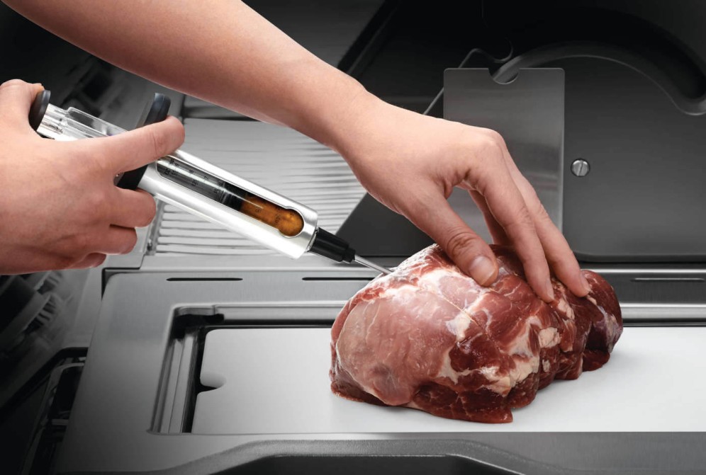 Ensemble de seringue à marinade en acier inoxydable