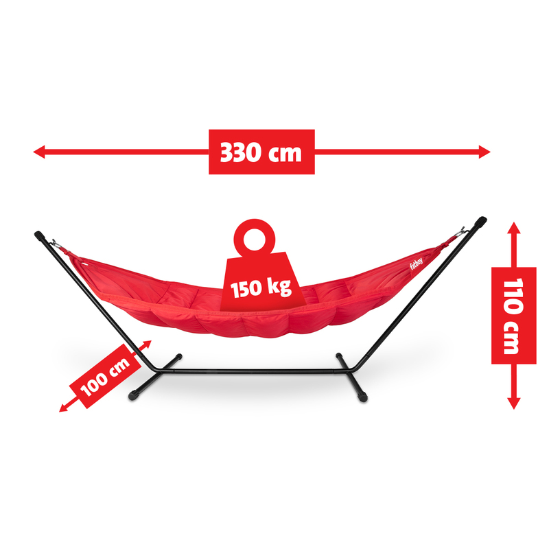 Hamac Deluxe avec coussin et housse de protection
