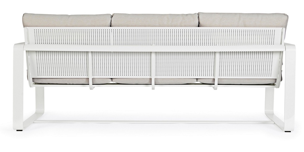 Ensemble Merrigan blanc 2x1 place, 1x3 places, 1 table basse  