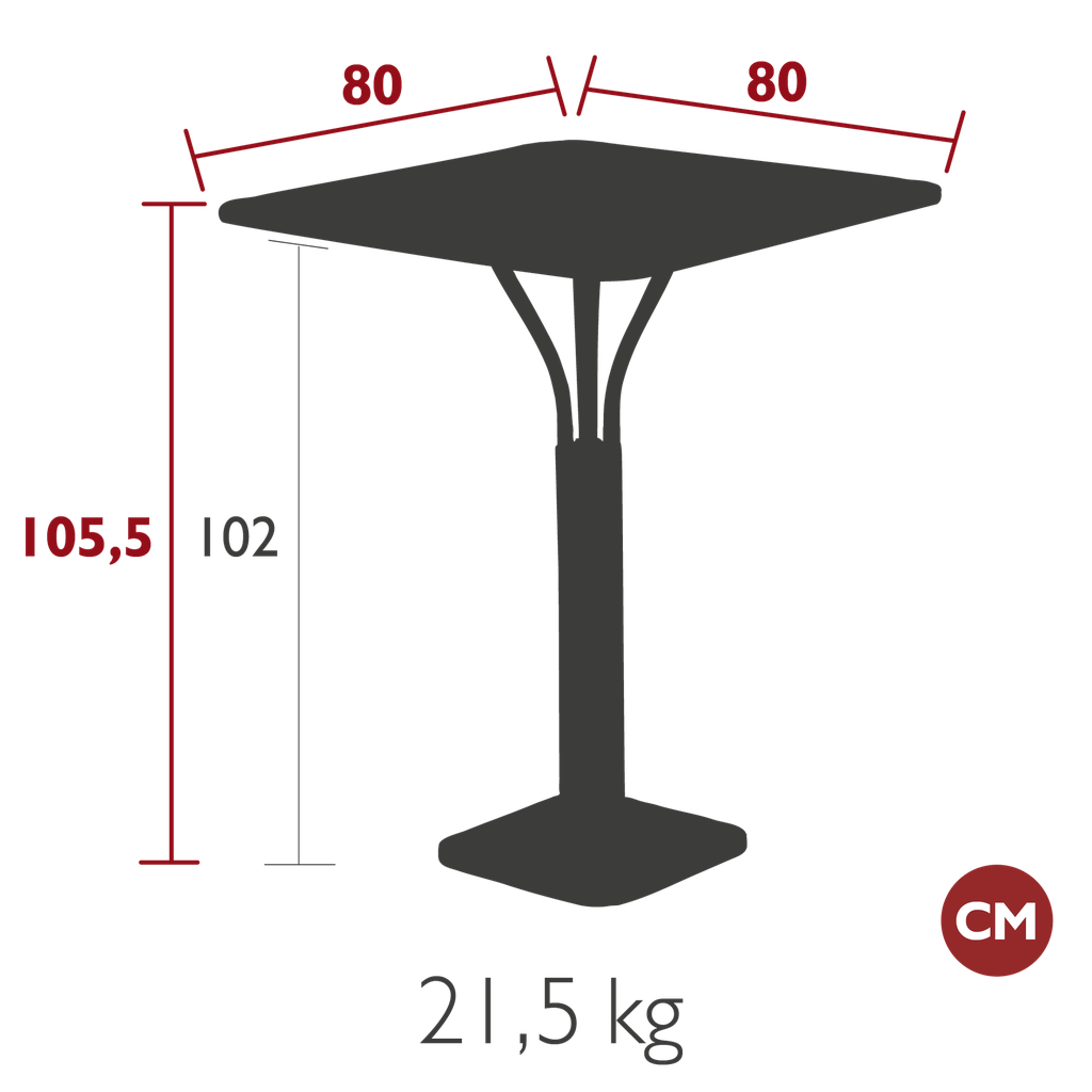 Table haute Luxembourg 