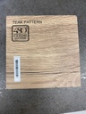 Table en HPL 220x95 cm imitation teck
