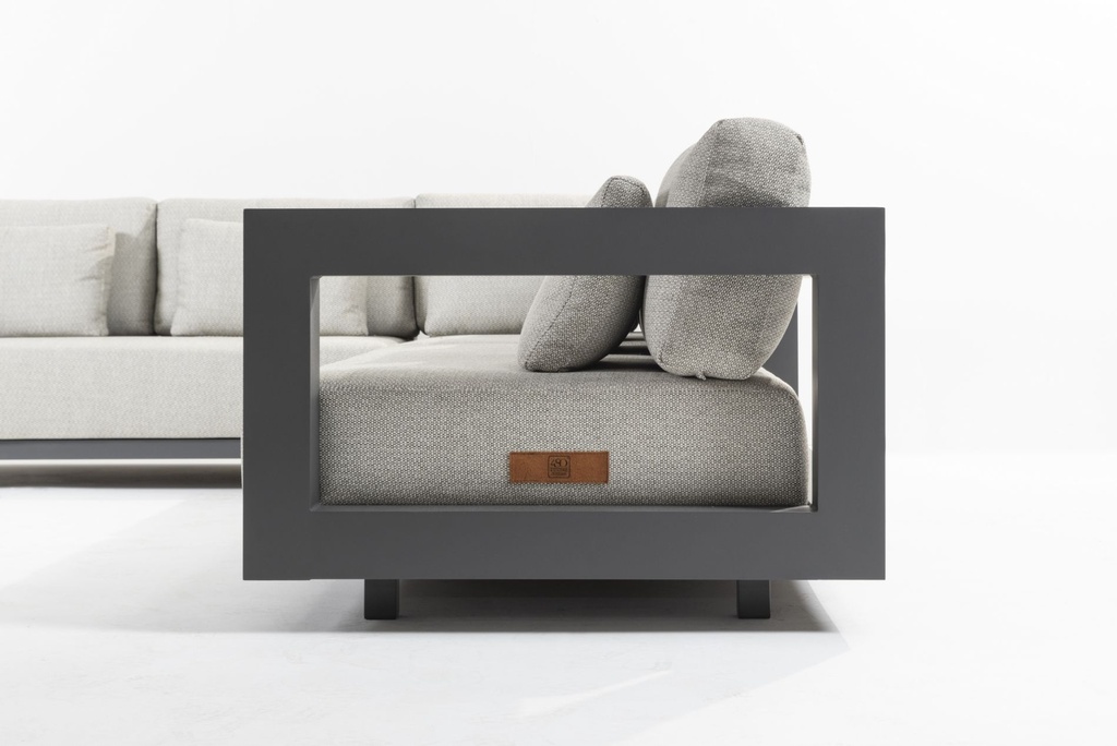 Ensemble Metropolitan 3 modules + table basse + coussin d'angle