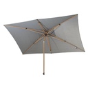 Parasol Azzurro woodlook 2x3 m