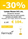 Lampe Mooon ancienne version miel lisse