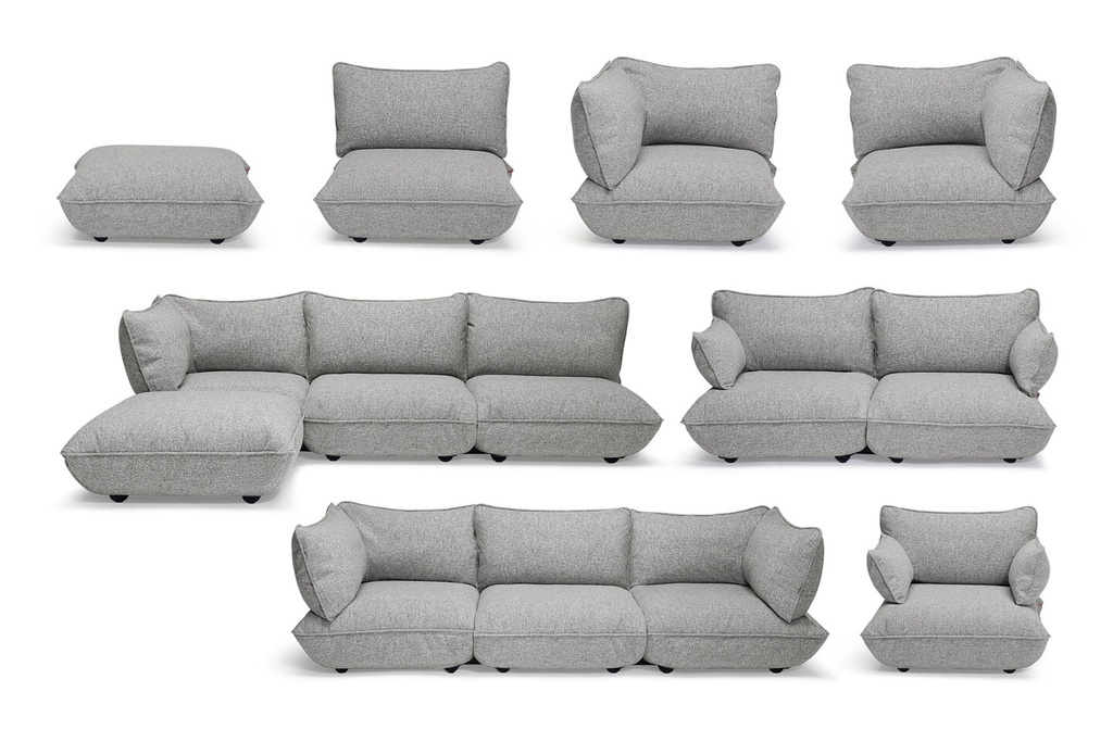 Sumo Corner Sofa Mingle Gride stone