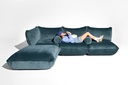 Sumo Corner Sofa velvet reycled Petrol
