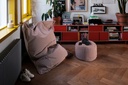 Pouf original slim terry cognac crème