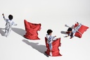 Pouf junior stonewashed