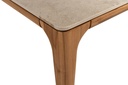 Table en céramique et teck 240x100 cm
