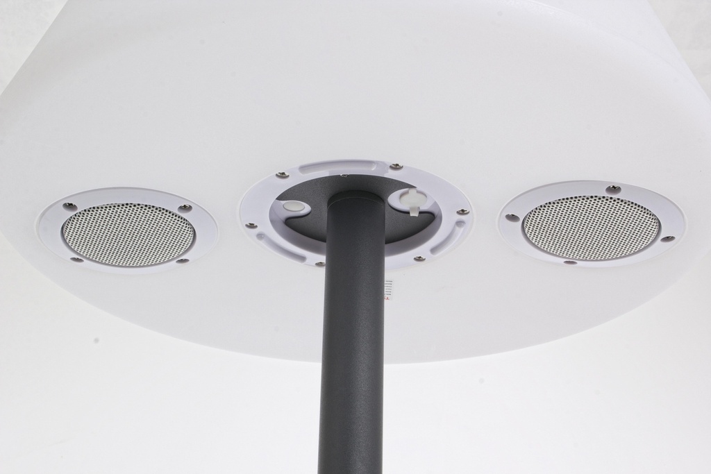 Lampadaire Solaire et haut parleur Bluetooth
