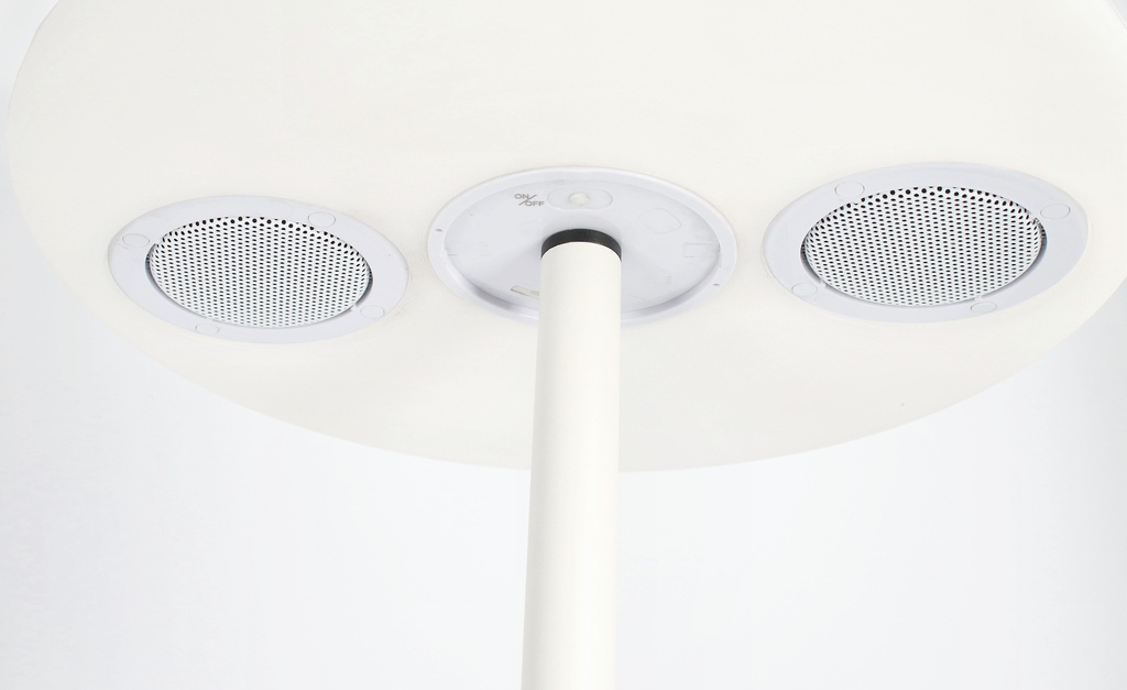 Lampadaire Solaire et haut parleur Bluetooth 