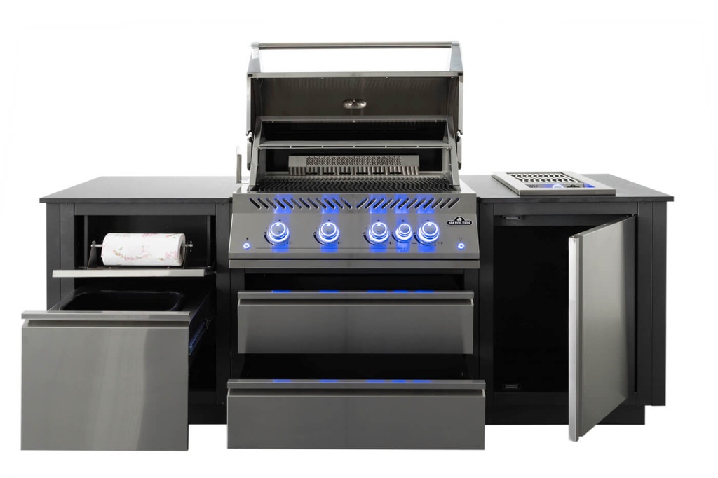 Cuisine extérieur Oasis 105 avec grill encastré 32 série 700