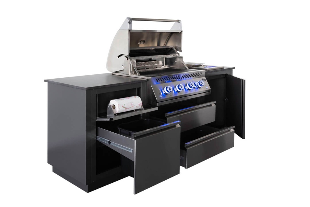 Cuisine extérieur Oasis 105 avec grill encastré 32 série 700