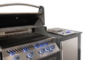 Cuisine extérieur de LUXE Oasis 105 avec grill encastré PRO 500 