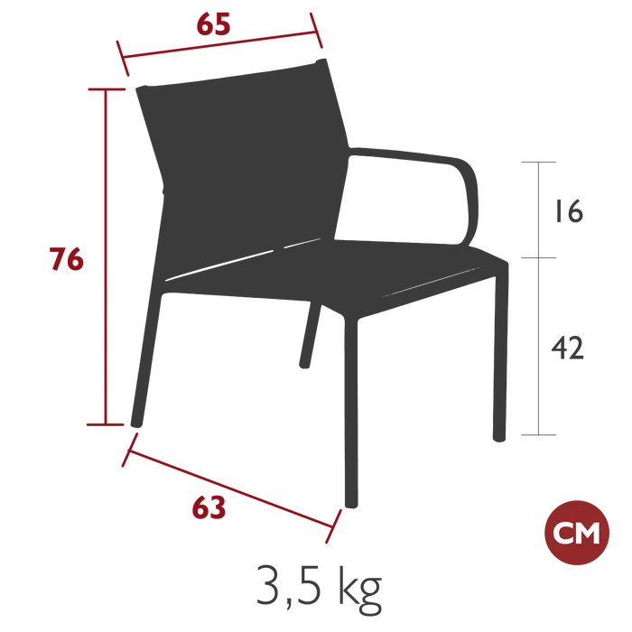 Fauteuil CADIZ bas 