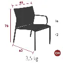 Fauteuil CADIZ bas 