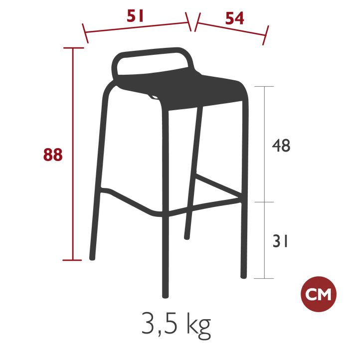 Tabouret de bar LUXEMBOURG