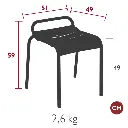 Tabouret LUXEMBOURG 