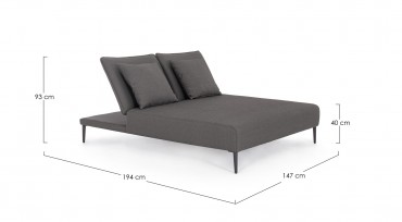 Lit de soleil double