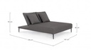 Lit de soleil double