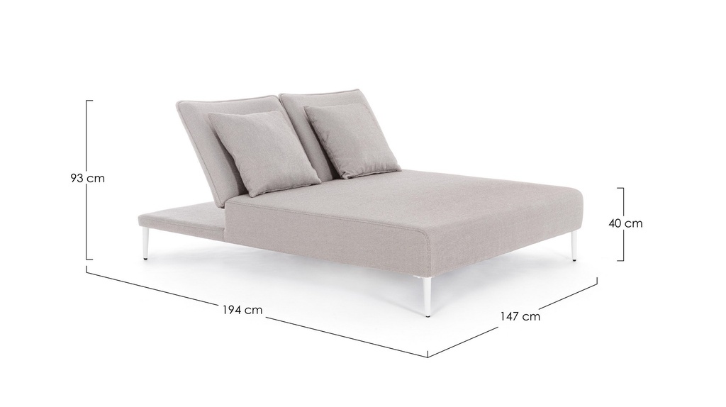 Lit de soleil double