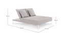 Lit de soleil double