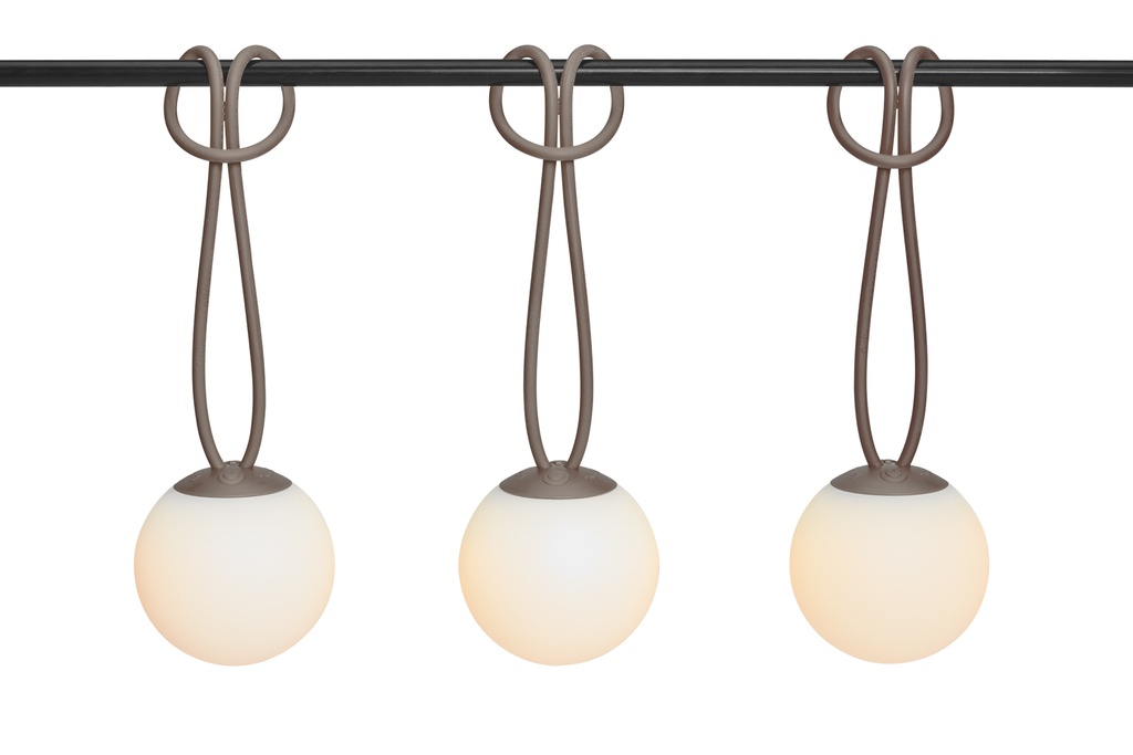 Bolleke mini set de 3 taupe