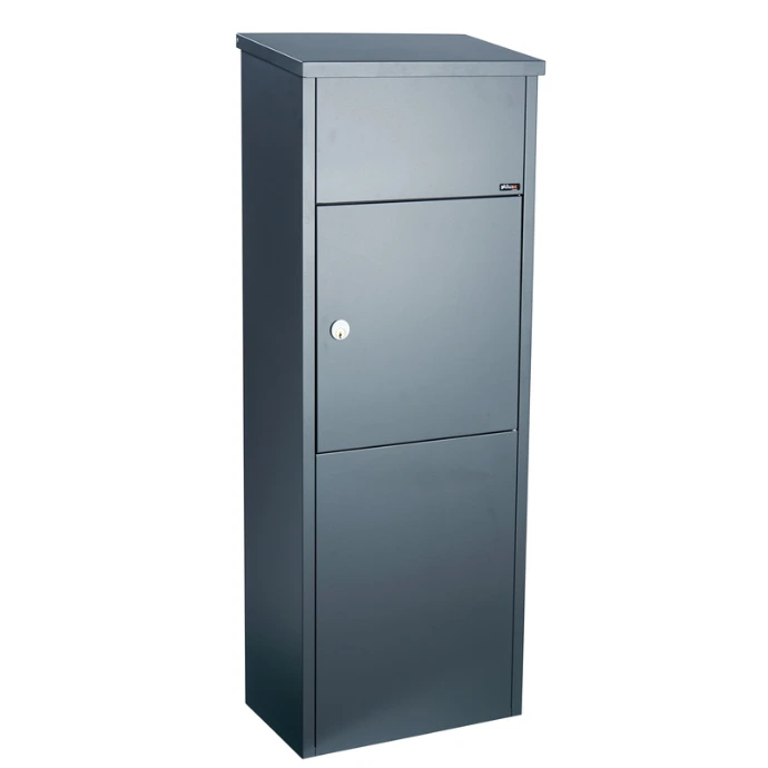 Boîte aux lettres Allux 600 colis anthracite ouverture avant  