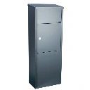 Boîte aux lettres Allux 600 colis anthracite ouverture avant  