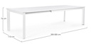 Table Konnor 200-300x110 cm