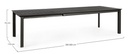 Table Konnor 200-300x110 cm