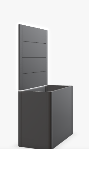 Brise vue et bac à plantes à la carte (prix à partir de )