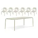 Toni Tablo + 6 fauteuils desert