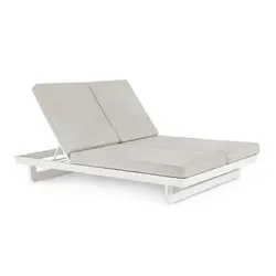 Lit de soleil double  (Aluminium)