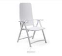 Fauteuil Darsena blanc pliant 4 positions 