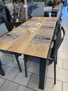Table en HPL 280x95 cm imitation teck