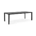Table céramique anthracite ( 4 dalles) 220x100 cm (sur commande)