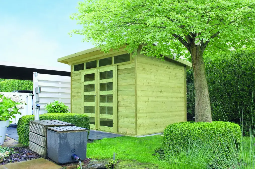 Abri de jardin VERONA traité S8244-1 304x244 cm