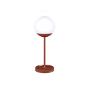 Lampe Mooon ancienne version ocre rouge