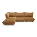 Sumo Corner Sofa velvet reycled Almond