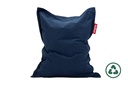 Pouf original slim recycled cord deep blue