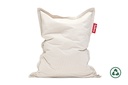 Pouf original slim recycled cord cream