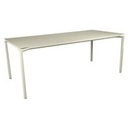 Table CALVI en FENIX 160x80 cm coloris gris argile