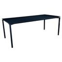 Table CALVI en FENIX 195x95 cm coloris bleu abysse 
