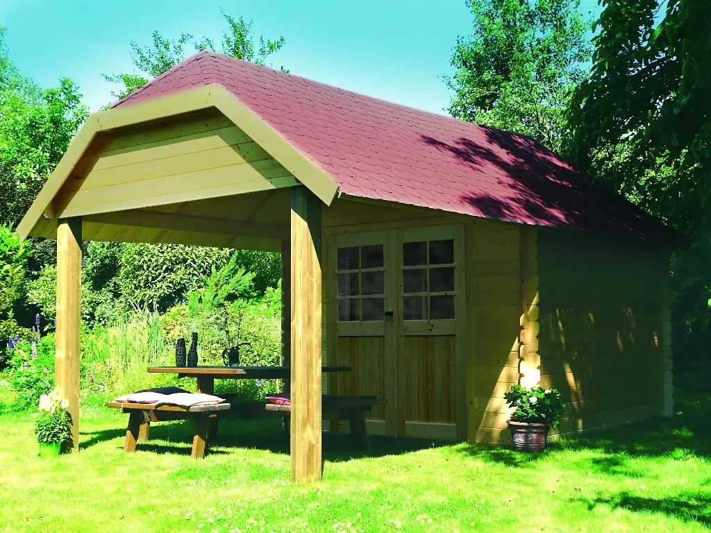 Abri de jardin CORK S8507-1 traité 300x300 cm