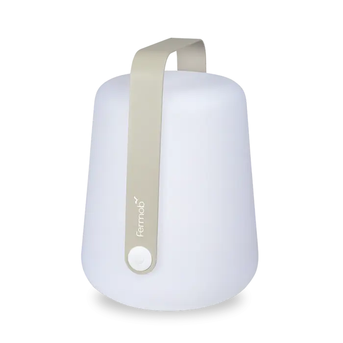 Lampe balad H38 cm gris argile