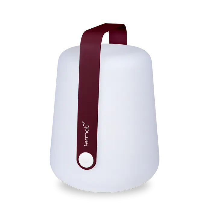 Lampe balad H38 cm cerise noire