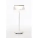 Lampe de table CARAL blanc